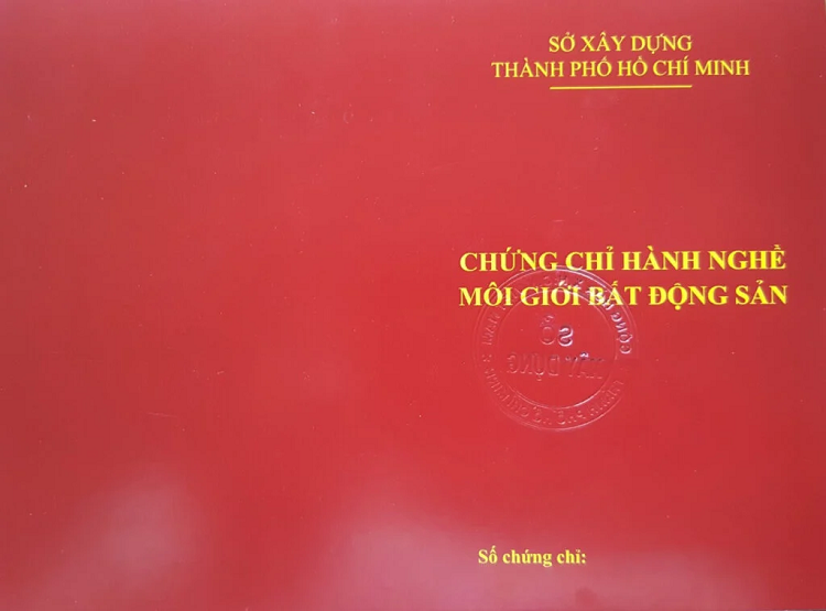 THỦ TỤC CẤP MỚI CHỨNG CHỈ HÀNH NGHỀ MÔI GIỚI BẤT ĐỘNG SẢN NĂM 2026 1 Chứng chỉ hành nghề môi giới bất động sản